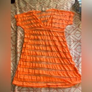 #226 Orange Cover up